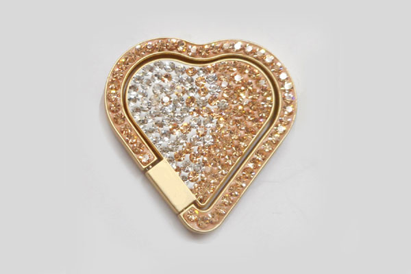 インスタ映えするゴルフ女子3点セットハートマーカー（シャンパングラデーション）