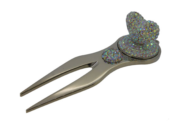 Shareki GOLFハートグリーンフォーク（レインボー）